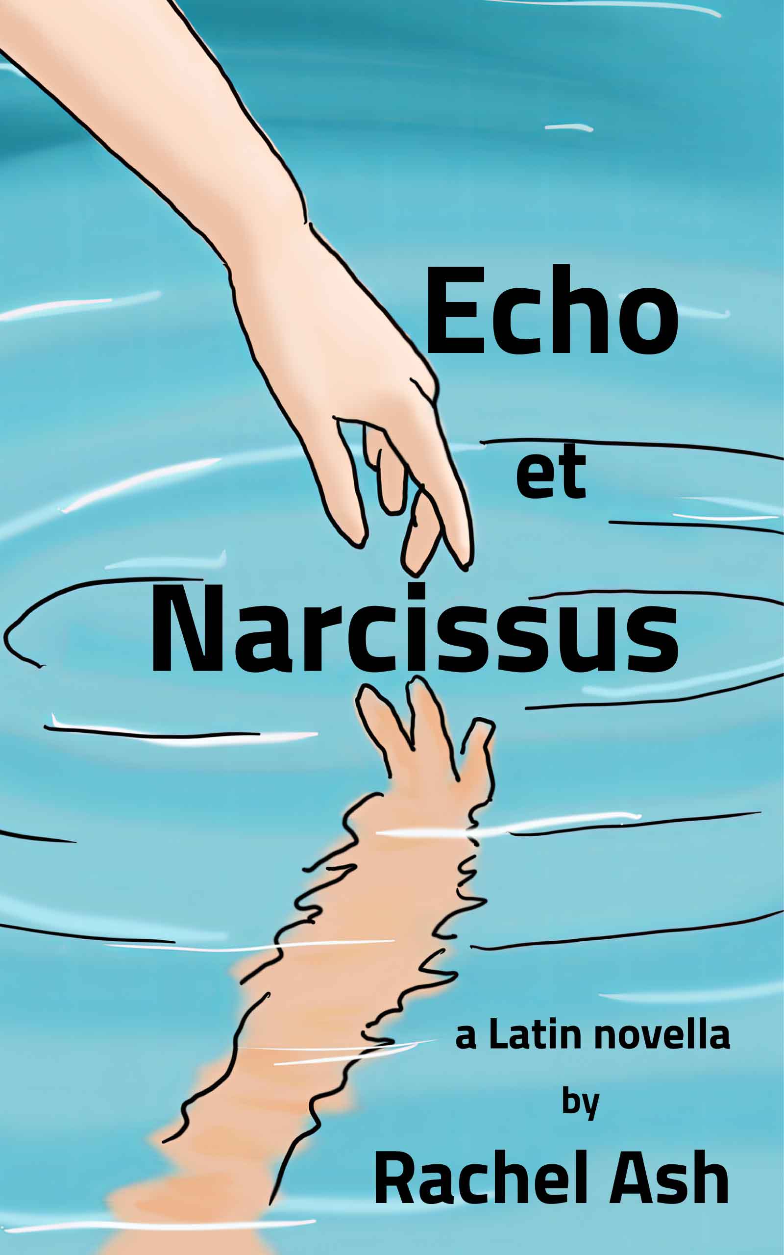 Front cover of Echo et Narcissus: A Latin Novella, by Rachel Ash (Storybase Books, 2024)